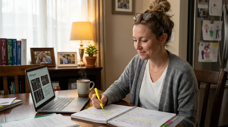 Working adults can complete MRI training without quitting their jobs. Online coursework and flexible clinical scheduling make it possible.