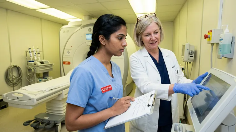 Day one at your clinical site isn't observation. By week two, you're positioning patients. By month three, you're running scans independently.